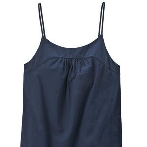 BLUE Patagonia Women’s Organic Cotton Seersucker Dress - Willow : Stone Blue